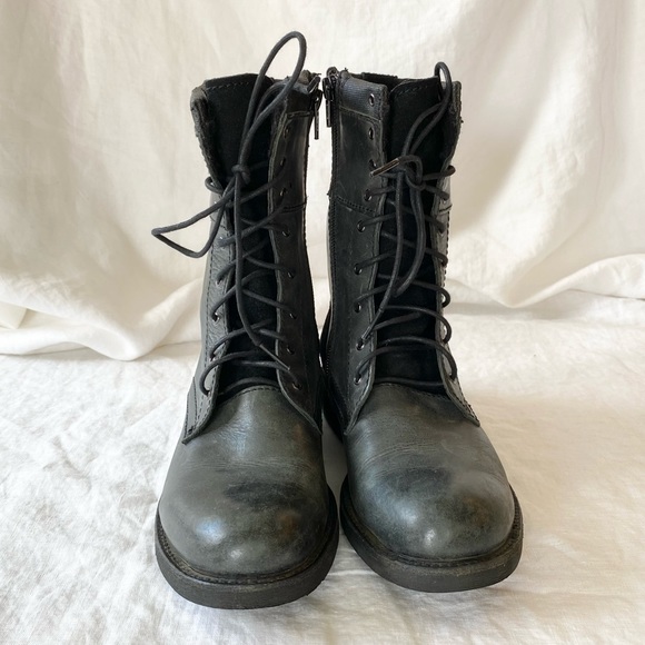 G-Star Raw Leather Combat Boots - Picture 3 of 13